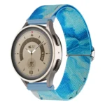 22mm Painted Colorful Nylon Woven Buckle Watch Band
