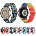 22mm Painted Colorful Nylon Woven Buckle Watch Band - Image 2