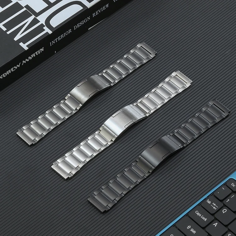 EDA005134801A_4.webp 22mm Three Strains HW Buckle Titanium Steel Watch Band - Image 5