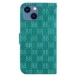 Double 8-shaped Embossed Leather Phone Case, For iPhone 15, For iPhone 14 Plus, For iPhone 14 - Image 3