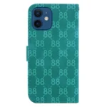 Double 8-shaped Embossed Leather Phone Case, For iPhone 12 mini, For iPhone 11 Pro Max, For iPhone 11 - Image 3