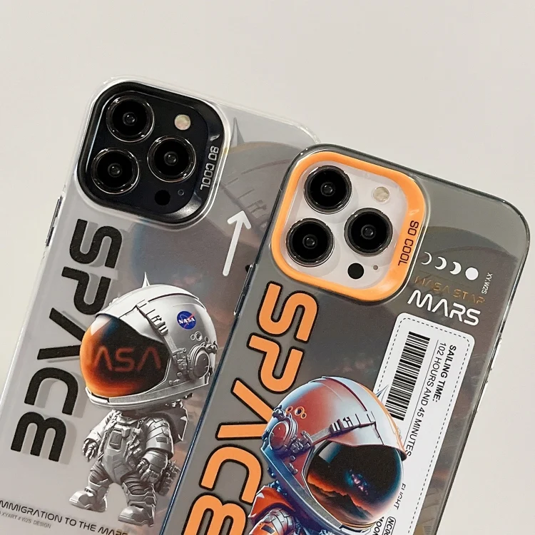 EDA0051376_B3.webp Astronaut Pattern PC Phone Case, For iPhone 15 Pro Max, For iPhone 14, For iPhone 14 Pro - Image 4