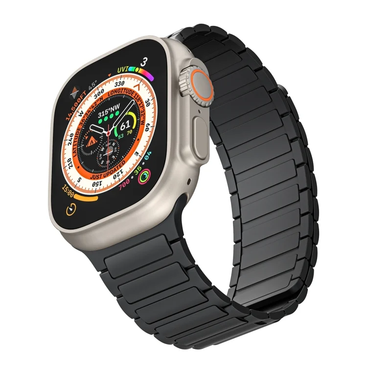EDA005146015A_2.webp Magnetic Loop Silicone Watch Band, For Apple Watch Series 4 40mm - Image 4