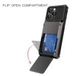 Scratch-Resistant Shockproof Heavy Duty Rugged Armor Phone Case, For iPhone 15 Pro Max, For iPhone 15 Pro - Image 2