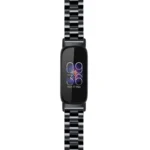 Three Bead Flat Buckle Stainless Steel Watch Band - Image 3