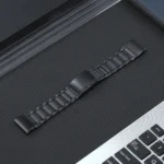 22mm Quick Release Five Bead Titanium Steel Watch Band - Image 3