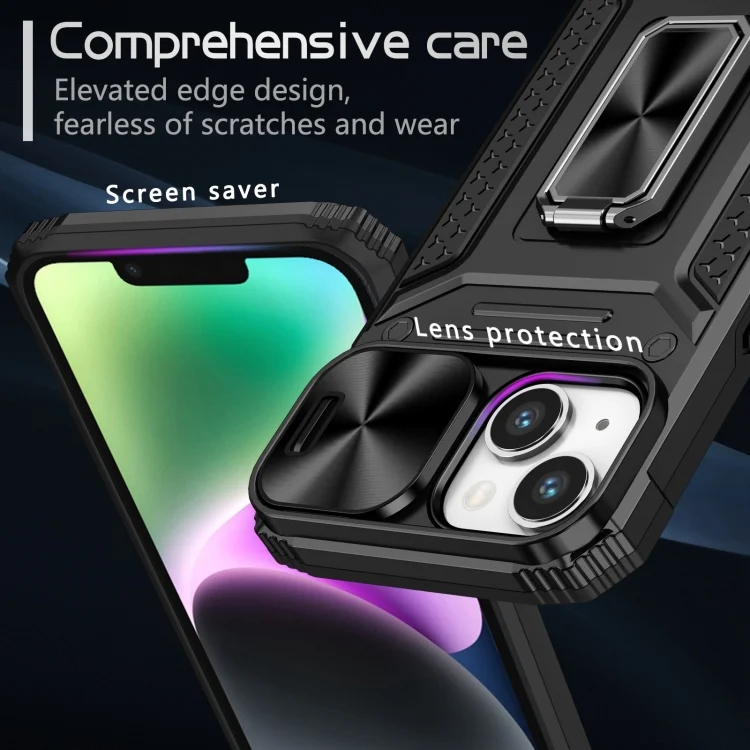 EDA005152505A_3.webp Camshield Robot TPU Hybrid PC Phone Case, For iPhone 15, For iPhone 14 Plus, For iPhone 14 - Image 4