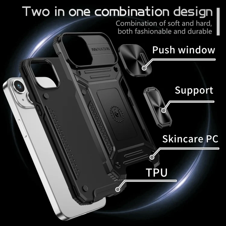 EDA005152505A_6.webp Camshield Robot TPU Hybrid PC Phone Case, For iPhone 15, For iPhone 14 Plus, For iPhone 14 - Image 7