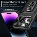 Camshield Robot TPU Hybrid PC Phone Case, For iPhone 15 Pro Max, For iPhone 15 Pro, For iPhone 15 Plus - Image 4
