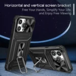 Camshield Robot TPU Hybrid PC Phone Case, For iPhone 15 Pro Max, For iPhone 15 Pro, For iPhone 15 Plus - Image 5