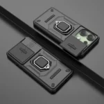 Sliding Camshield TPU + PC Shockproof Phone Case with Holder, For Xiaomi Redmi Note 13 4G Global, For Xiaomi Redmi K70E 5G, For Xiaomi Redmi Note 13R Pro 5G, For Xiaomi 14 Ultra - Image 2