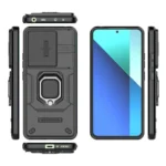 Sliding Camshield TPU + PC Shockproof Phone Case with Holder, For Xiaomi Redmi Note 13 4G Global, For Xiaomi Redmi K70E 5G, For Xiaomi Redmi Note 13R Pro 5G, For Xiaomi 14 Ultra - Image 3