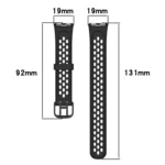 Solid Color Breathable Silicone Watch Band - Image 2