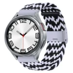 Nylon Braided Metal Buckle Watch Band