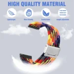 Nylon Braided Metal Buckle Watch Band - Image 5