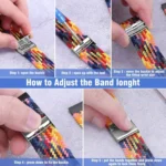 Nylon Braided Metal Buckle Watch Band - Image 6