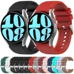 Leather Silicone Watch Band - Image 2