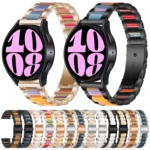 Three Bead Resin Metal Watch Band - Image 2