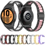 Three Bead Stainless Steel Watch Band - Image 2