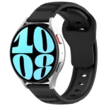Pockmark Texture Reverse Buckle Silicone Watch Band