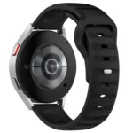 Pockmark Texture Reverse Buckle Silicone Watch Band - Image 5