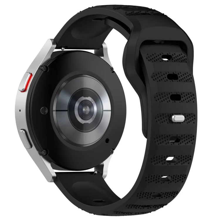 EDA005159301A_1.webp Pockmark Texture Reverse Buckle Silicone Watch Band - Image 5