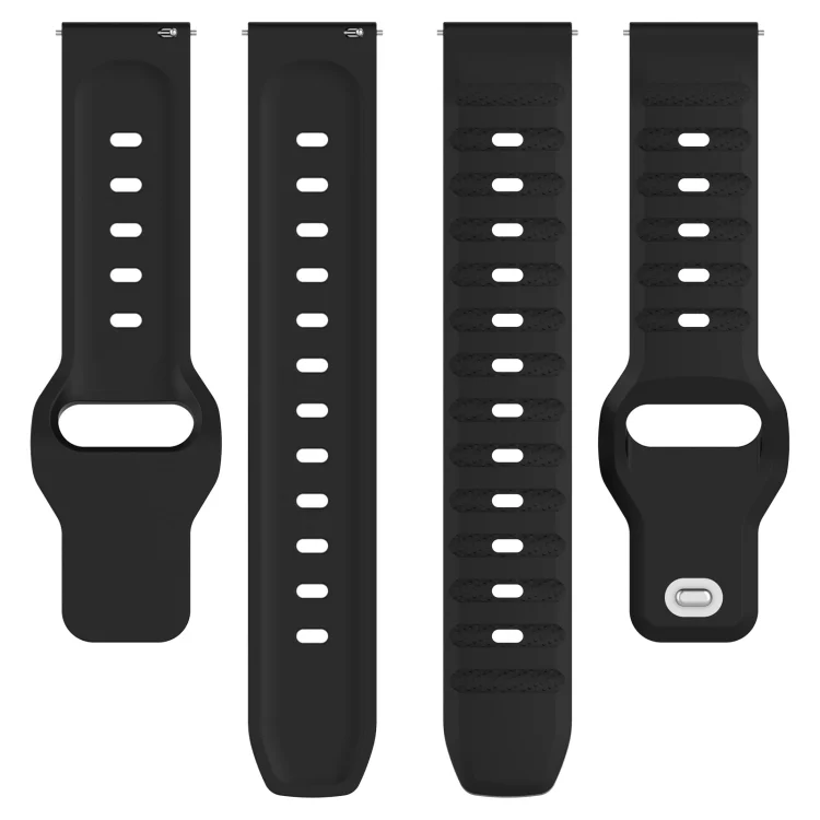 EDA005159301A_3.webp Pockmark Texture Reverse Buckle Silicone Watch Band - Image 7