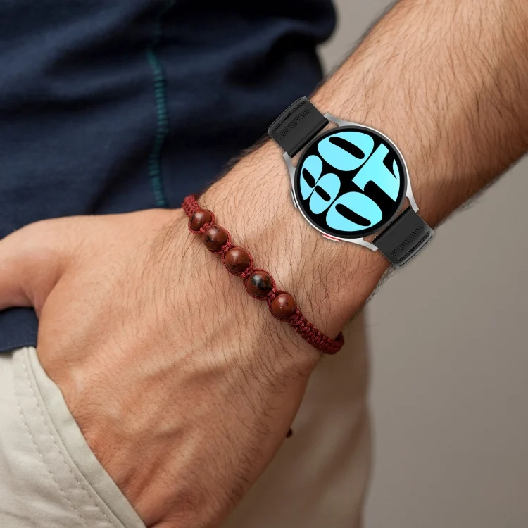EDA0051593_B3.webp Pockmark Texture Reverse Buckle Silicone Watch Band - Image 4