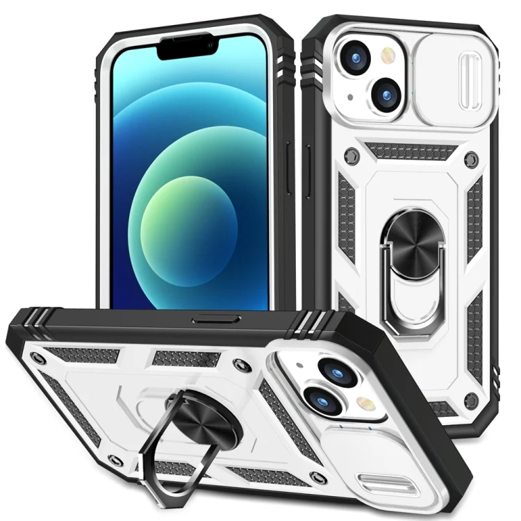 Sliding Camshield Holder Phone Case, For iPhone 15 Plus, For iPhone 15
