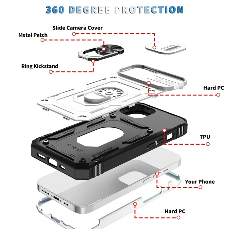 EDA005162103A_1.webp Sliding Camshield Holder Phone Case, For iPhone 15 Plus, For iPhone 15 - Image 2