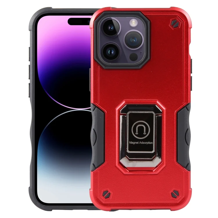 EDA005163701A.webp Non-slip Shockproof Armor Phone Case with Ring Holder, For iPhone 15 Pro Max, For iPhone 15 Pro - Image 1