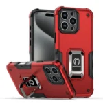 Non-slip Shockproof Armor Phone Case with Ring Holder, For iPhone 16 Pro Max, For iPhone 16 Pro