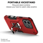 Non-slip Shockproof Armor Phone Case with Ring Holder, For iPhone 16 Plus, For iPhone 16 - Image 6