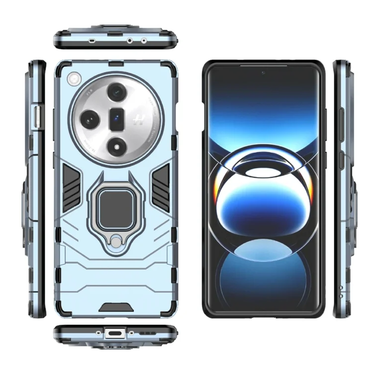 EDA005166804A_2.webp PC + TPU Shockproof Protective Phone Case with Magnetic Ring Holder, For OPPO Find X7, For OPPO Reno11 5G Global, For OPPO Find X7 Ultra, For OPPO Find X8 Pro, For OPPO A98 5G / A1, For OPPO A79 5G - Image 3