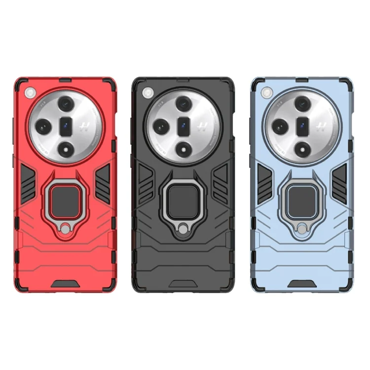 EDA005166804A_5.webp PC + TPU Shockproof Protective Phone Case with Magnetic Ring Holder, For OPPO Find X7, For OPPO Reno11 5G Global, For OPPO Find X7 Ultra, For OPPO Find X8 Pro, For OPPO A98 5G / A1, For OPPO A79 5G - Image 6