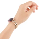 For Fitbit Inspire / Inspire HR Metal Cross Chain A Type Replacement Wrist Strap Watchband - Image 7