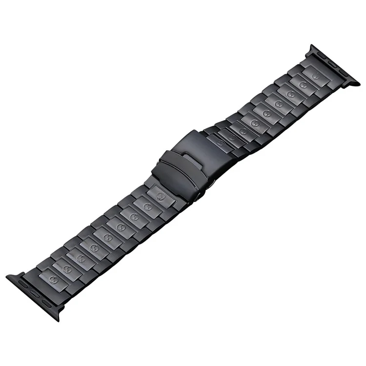 Safety Buckle Titanium Steel Watch Band, For Apple Watch Series 7 41mm, For Apple Watch Series 7 45mm, For Apple Watch Series 6 40mm, For Apple Watch Series 6 44mm, For Apple Watch Series 5 44mm...