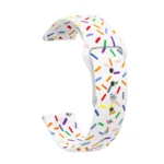 Sports Rainbow Dots Silicone Watch Band - Image 3