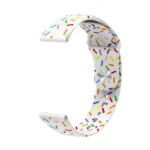 Sports Rainbow Dots Silicone Watch Band - Image 4
