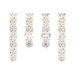 Sports Rainbow Dots Silicone Watch Band - Image 5