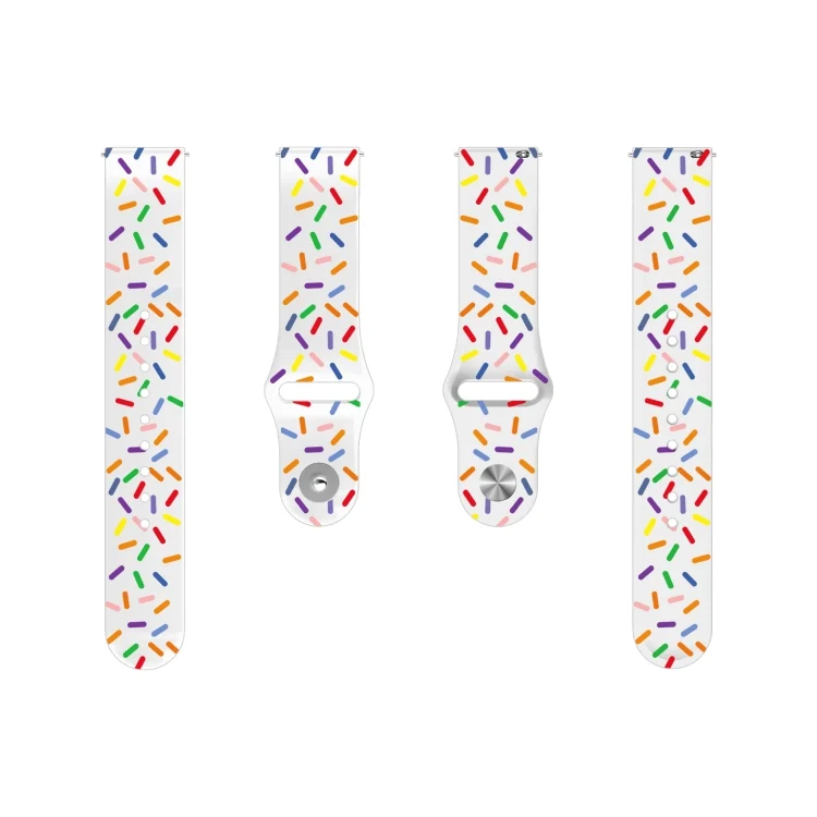 EDA005180201A_3.webp Sports Rainbow Dots Silicone Watch Band - Image 5