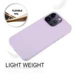 GOOSPERY SILICONE Silky Soft TPU Phone Case, For iPhone 15 Pro Max, For iPhone 15 Pro - Image 3