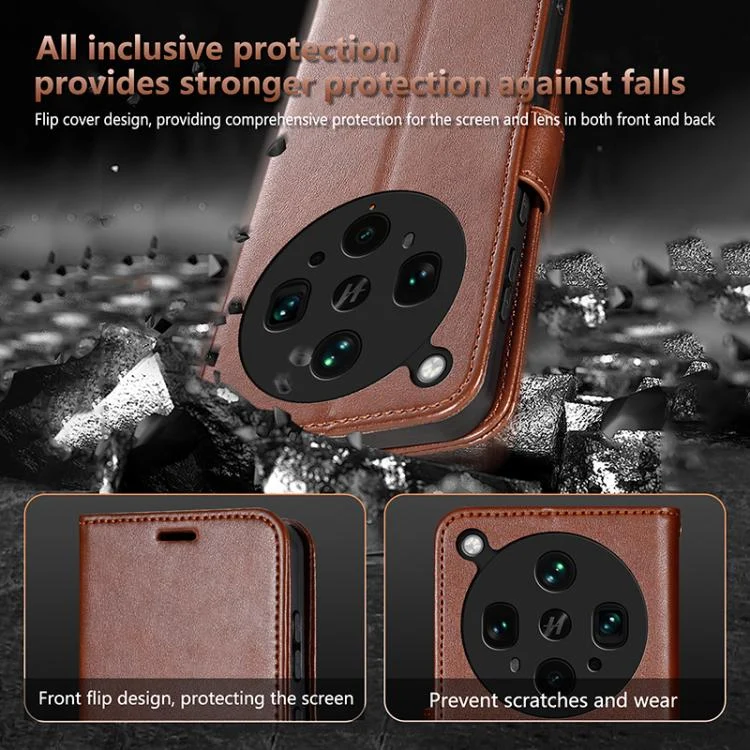 EDA005190516A_6.webp AZNS Sheepskin Texture Flip Leather Phone Case, For OPPO Find X8 Ultra, For OPPO A5 Energy / A5 Pro 5G Global, For OPPO A5 Pro China, For OPPO Find X8, For OPPO A3 Energy / A3x 5G... - Image 7