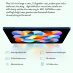 BDF P90 4G LTE Tablet PC 10.1 inch, Android 11 MTK6755 Octa Core, Support Dual SIM, EU Plug - Image 3