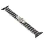 Ceramic Steel Watchband, For Apple Watch Series 8&7 41mm / SE 2&6&SE&5&4 40mm / 3&2&1 38mm, For Apple Watch Series 7 45mm / 6 & SE & 5 & 4 44mm / 3 & 2 & 1 42mm... - Image 3
