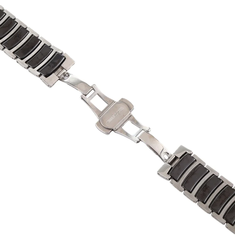 EDA00520801A_3.webp Ceramic Steel Watchband, For Apple Watch Series 8&7 41mm / SE 2&6&SE&5&4 40mm / 3&2&1 38mm, For Apple Watch Series 7 45mm / 6 & SE & 5 & 4 44mm / 3 & 2 & 1 42mm... - Image 4