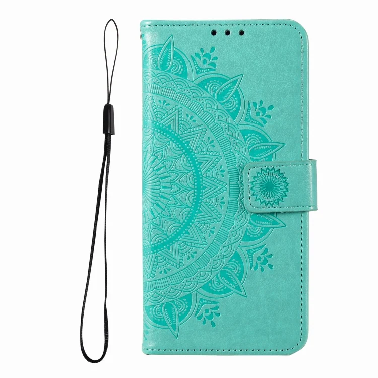 EDA005215405A_1.webp Totem Flower Embossed Leather Phone Case, For iPhone 16 Pro Max, For iPhone 16 Pro - Image 2