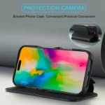 LC.IMEEKE Hon Ancient Series Flip Leather Phone Case, For iPhone 15 Pro Max, For iPhone 15 Pro, For iPhone 15 Plus, For iPhone 15 - Image 4