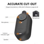 Sunnylife IST-BHT594 Camera Body Silicone Case with Lens Cap & Neck Strap - Image 5