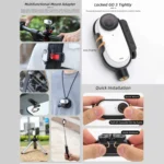 Sunnylife IST-BK592 Mount Adapter Protective Frame Cage Mounting Brackets Housing Case - Image 6